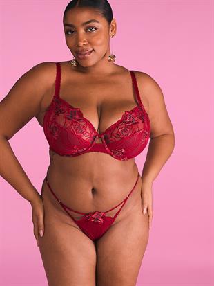 Gül Detaylı Askılı Brazilian Külot