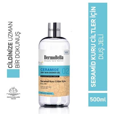 Dermobella Ceramide Dry Skin Shower Gel 500 Ml 